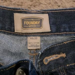 Slightly worn Foundry jeans